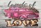 "Loads of Love" Valentine's Day Truck Wooden Sign with Rope-CM2128